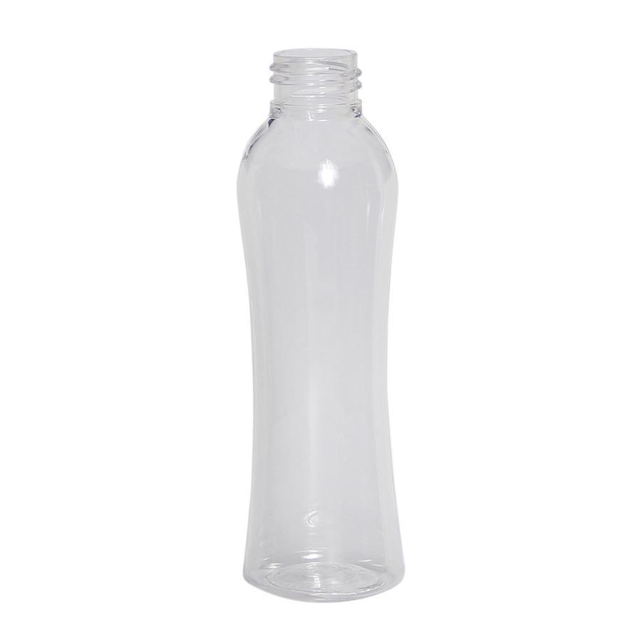 8 oz Clear PET Plastic Cylinder Bottle 24-410 Neck Finish